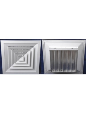 Решетка HSF 450*450 с клапаном