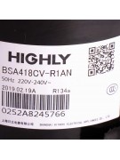 Компрессор BSA418CV-R1AN HIGHLY (016918) Компрессор BSA418CV-R1AN HIGHLY (016918)
