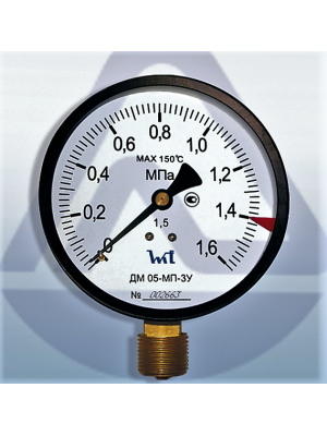 Манометр ДМ 05-МП-ЗУ 100-1,6МПа-1,5 ТУ У 33.2-14307481-031:2005 (9480)
