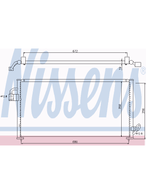 Конденсатор Subaru Forester 97-02 94841
