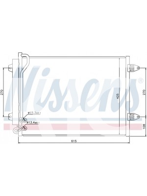 Конденсатор VW Passat B6/B7/CC 94831