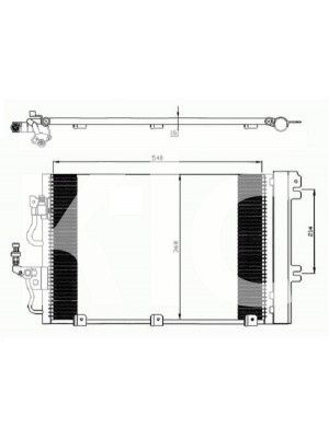 Конденсатор Opel Astra H STOP0063940