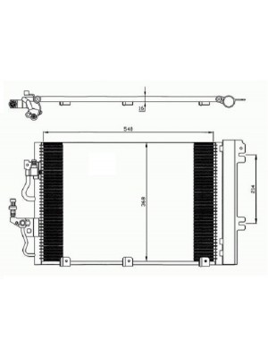 Конденсатор Opel Astra H STOP0063940
